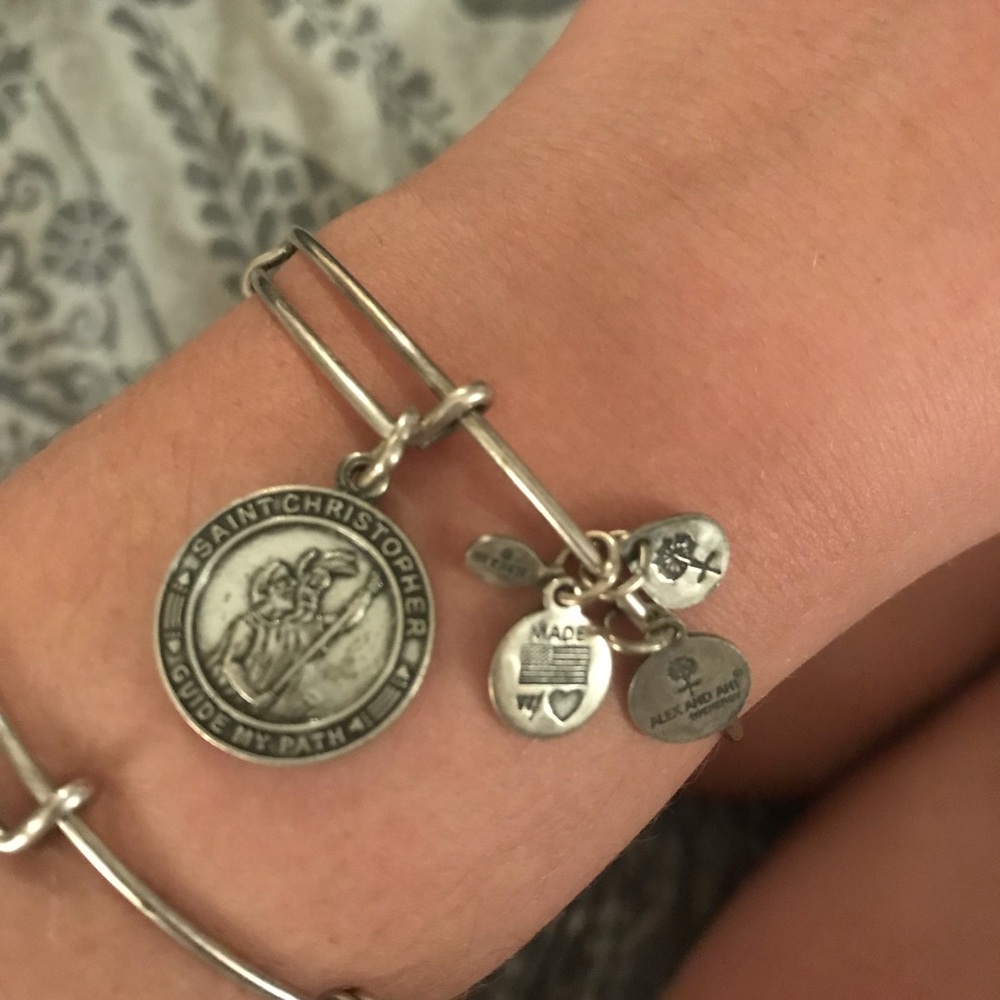 Saint Christopher. Alex and ani bracelet